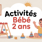 activités bébé 2 ans enfant joue à la maison
