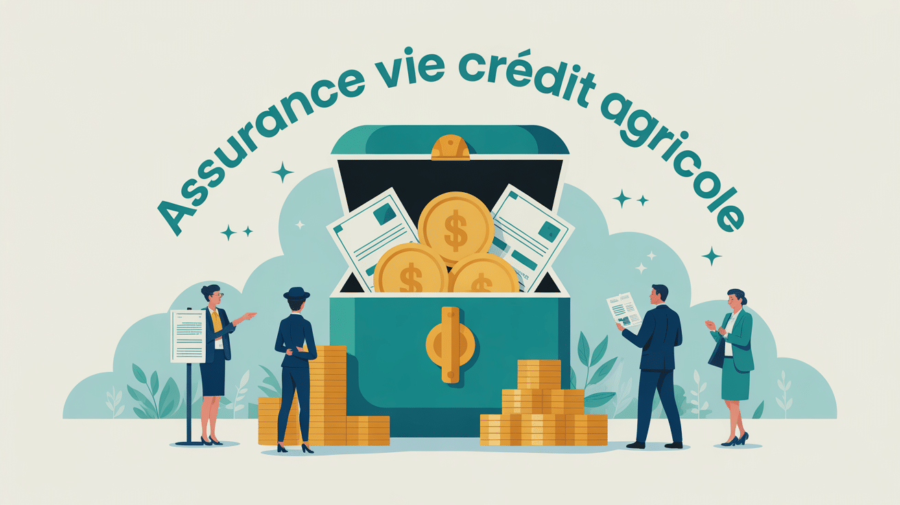 assurance vie crédit agricole avis illustration coffre-fort sécurité