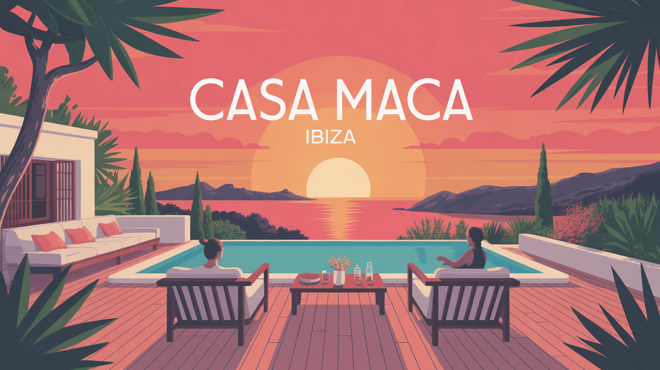 casa maca ibiza finca vue méditerranéenne coucher de soleil