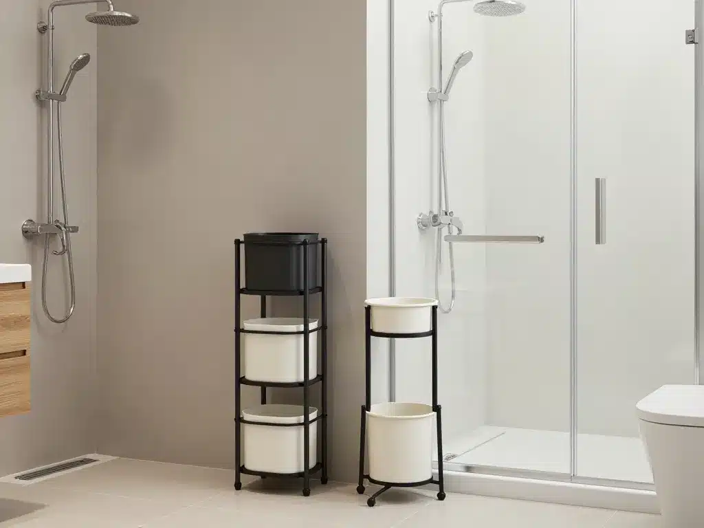 Sélection panier douche adapté à la salle de bain