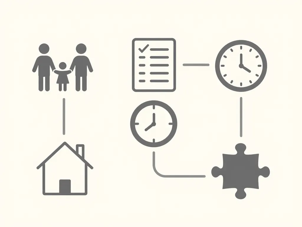 Diagramme pour construire des règles de la maison adaptées