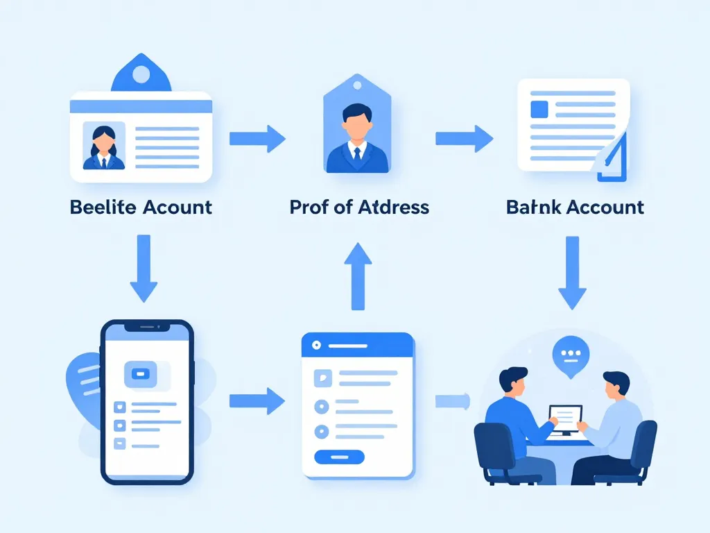 credit mutuel ouvrir un compte étapes clés visuel