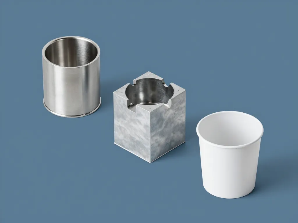 Schema criteres materiaux cendrier exterieur durable