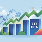etf pea : les plus performants illustration boursière moderne