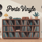 porte vinyle différents modèles dans un salon design