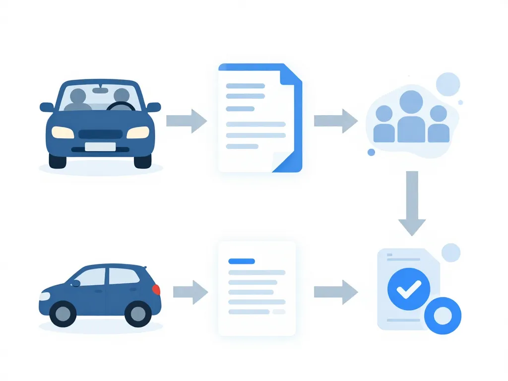 Diagramme concept relevé d'informations assurance auto