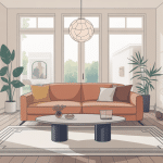 illustration tables basse salon design contemporaine