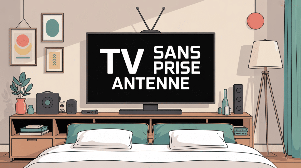 tv chambre sans prise antenne dans chambre design