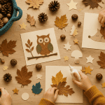bricolage automne maternelle feuilles et trésors naturels