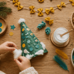 bricolage de noël pour petit de 2 ans, activités manuelles