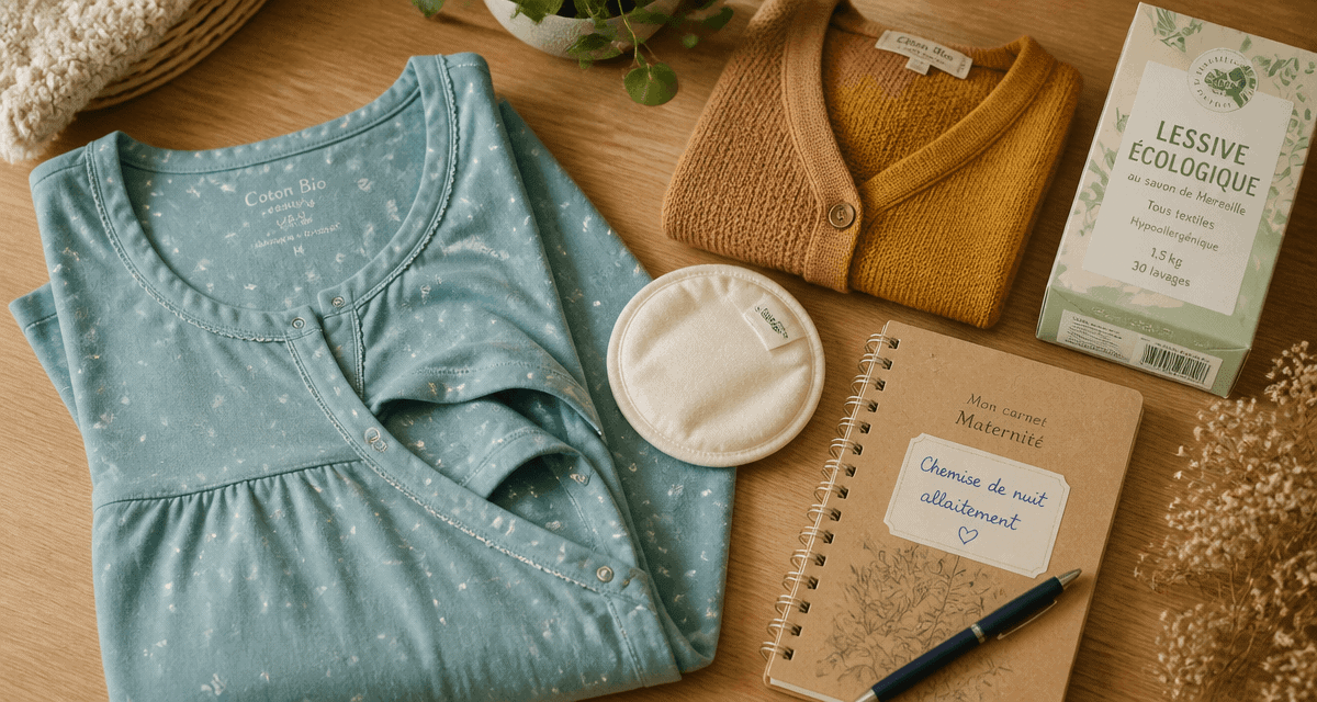 chemise de nuit allaitement et accessoires maternité