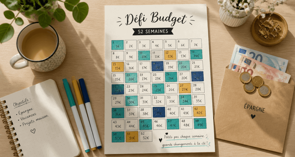 défi budget à imprimer gratuit tracker euros