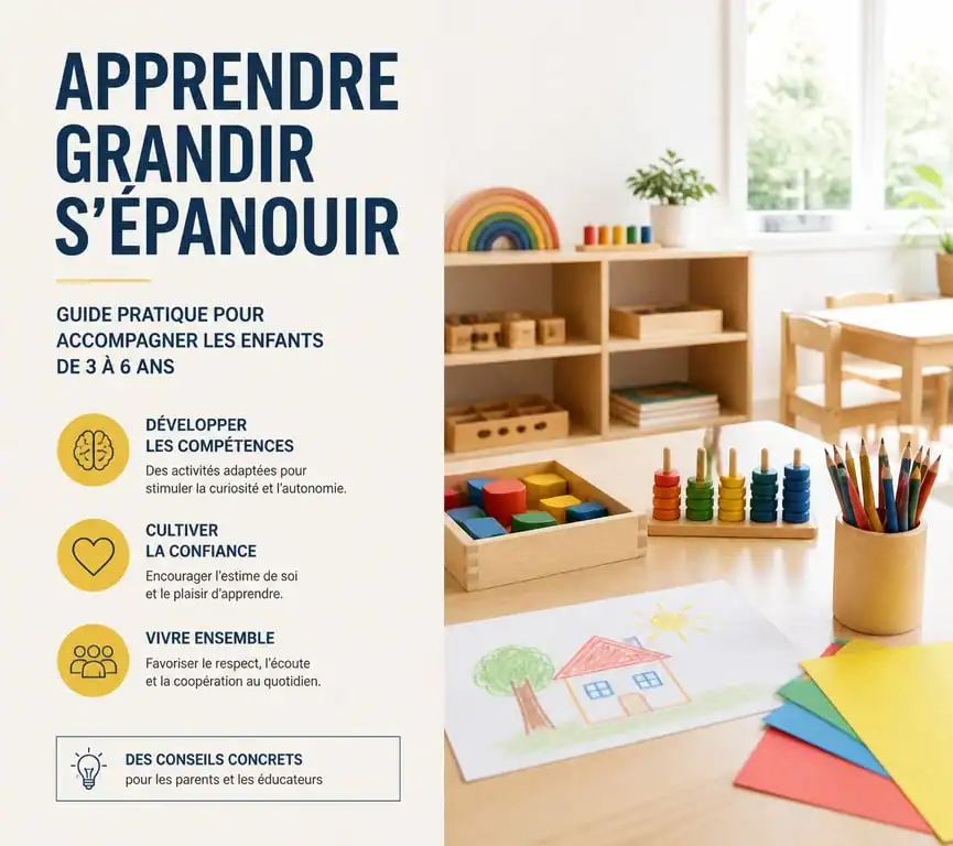 Activités maternelle : espace de travail organisé pour l'apprentissage des enfants