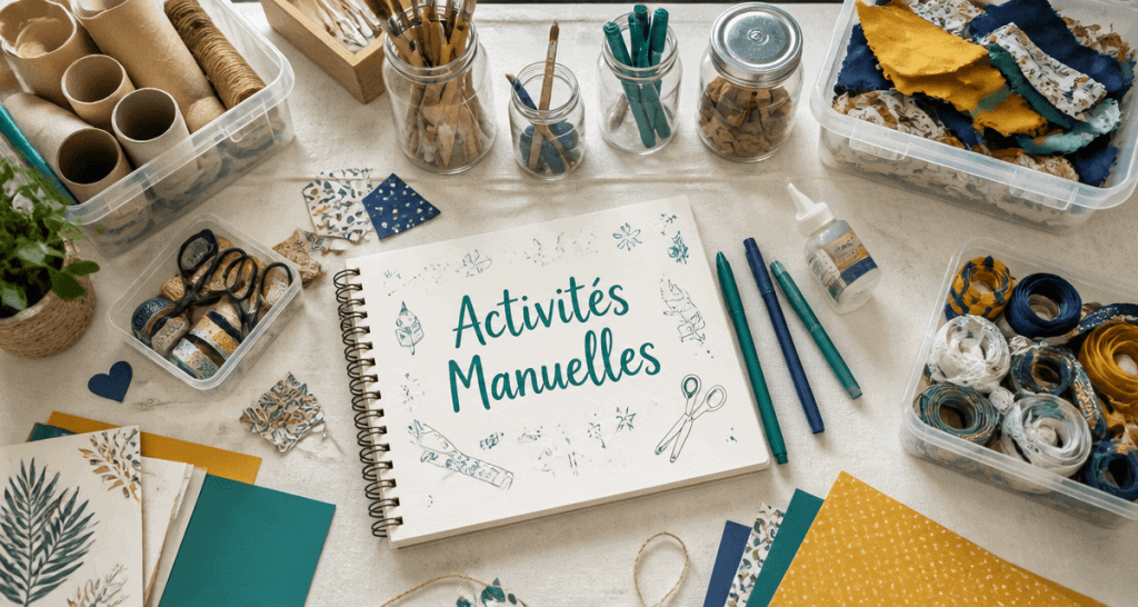 Faire des activités manuelles avec outils et matériaux récupérés