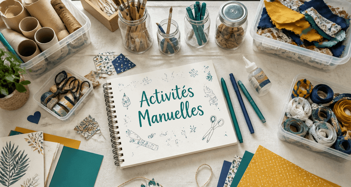 Faire des activités manuelles avec outils et matériaux récupérés