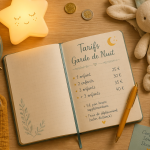 tarif babysitter nuit carnet calculatrice euros