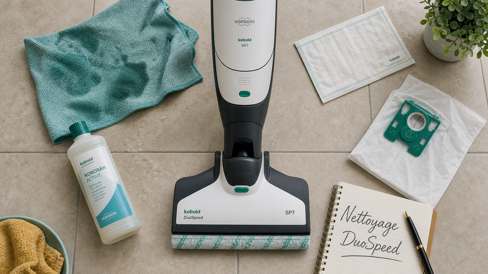 Aspirateur laveur Vorwerk VK7 : aspirateur laveur vorwerk avis, nettoyage DuoSpeed SP7.