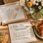 fete des nounous table cadeau croissants