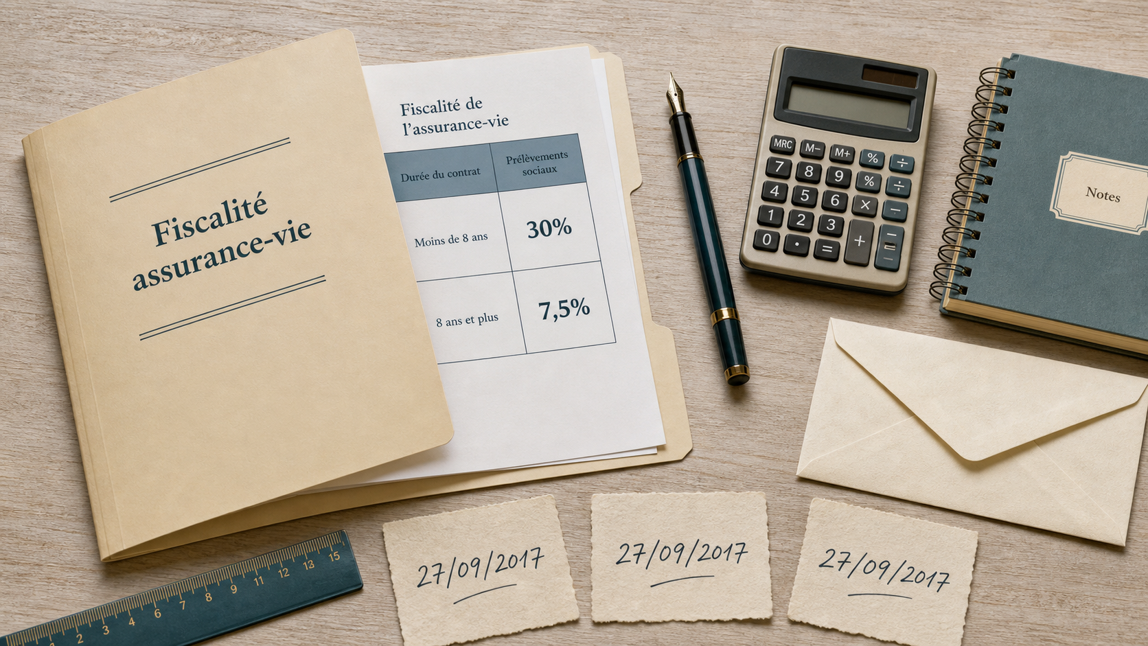 Flat taxe assurance vie : 30 % ou 7,5 % selon le seuil 150 000 €