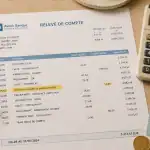 interet sur compte de particulier adel sur relevé bancaire