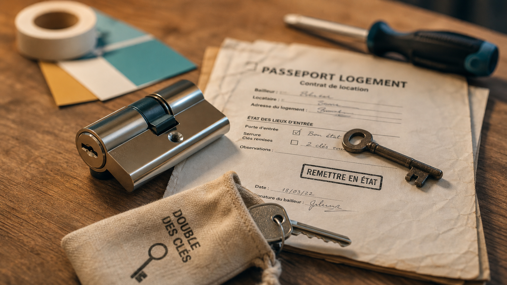 Locataire changement de serrure : frais et obligations en location