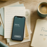 pourquoi sa famille passe avant moi tasses café lettres smartphone carnet