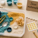 Activités pour les maternelles : bac sensoriel et matériel de jeu
