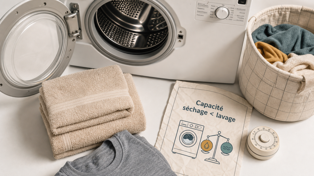 Avis lave linge sechant : lave-linge séchant compact en buanderie