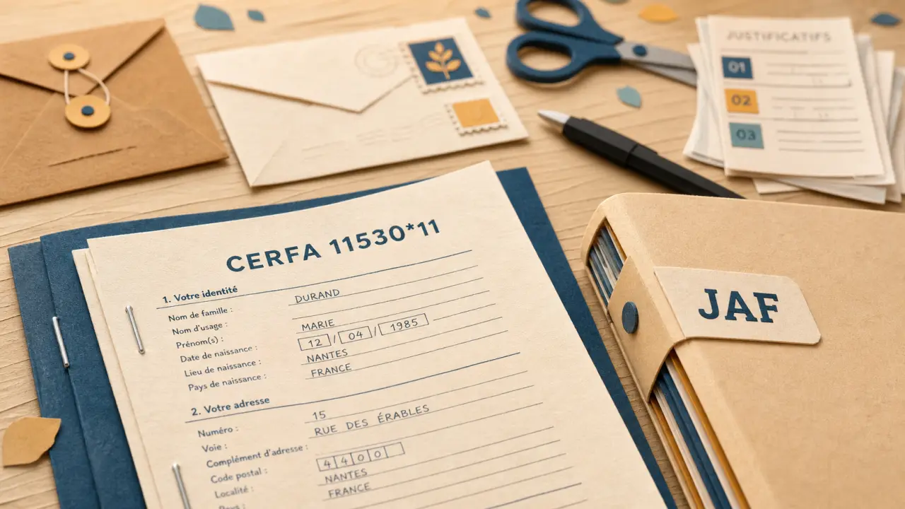cerfa juge des affaires familiales avec justificatifs et envoi