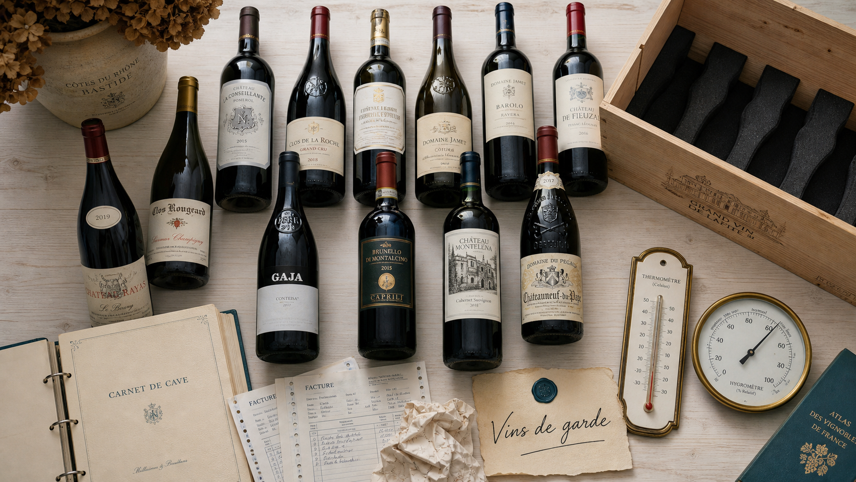 Investir dans le vin : hygrométrie 70–75 % et pièges à éviter