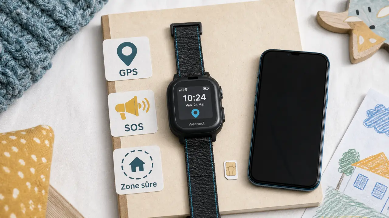 Montres connectées enfants avec GPS, carte SIM et mode classe sans smartphone