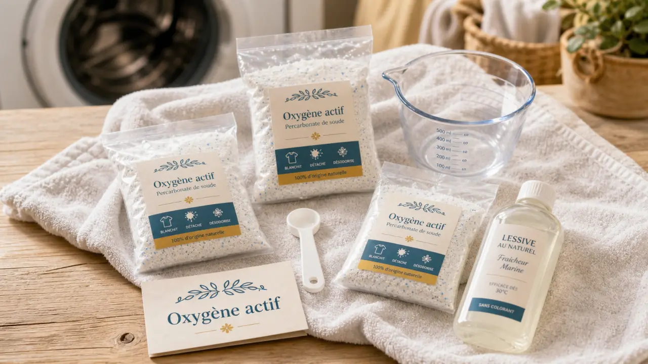 Produit blanchissant pour linge à l’oxygène actif 60 °C