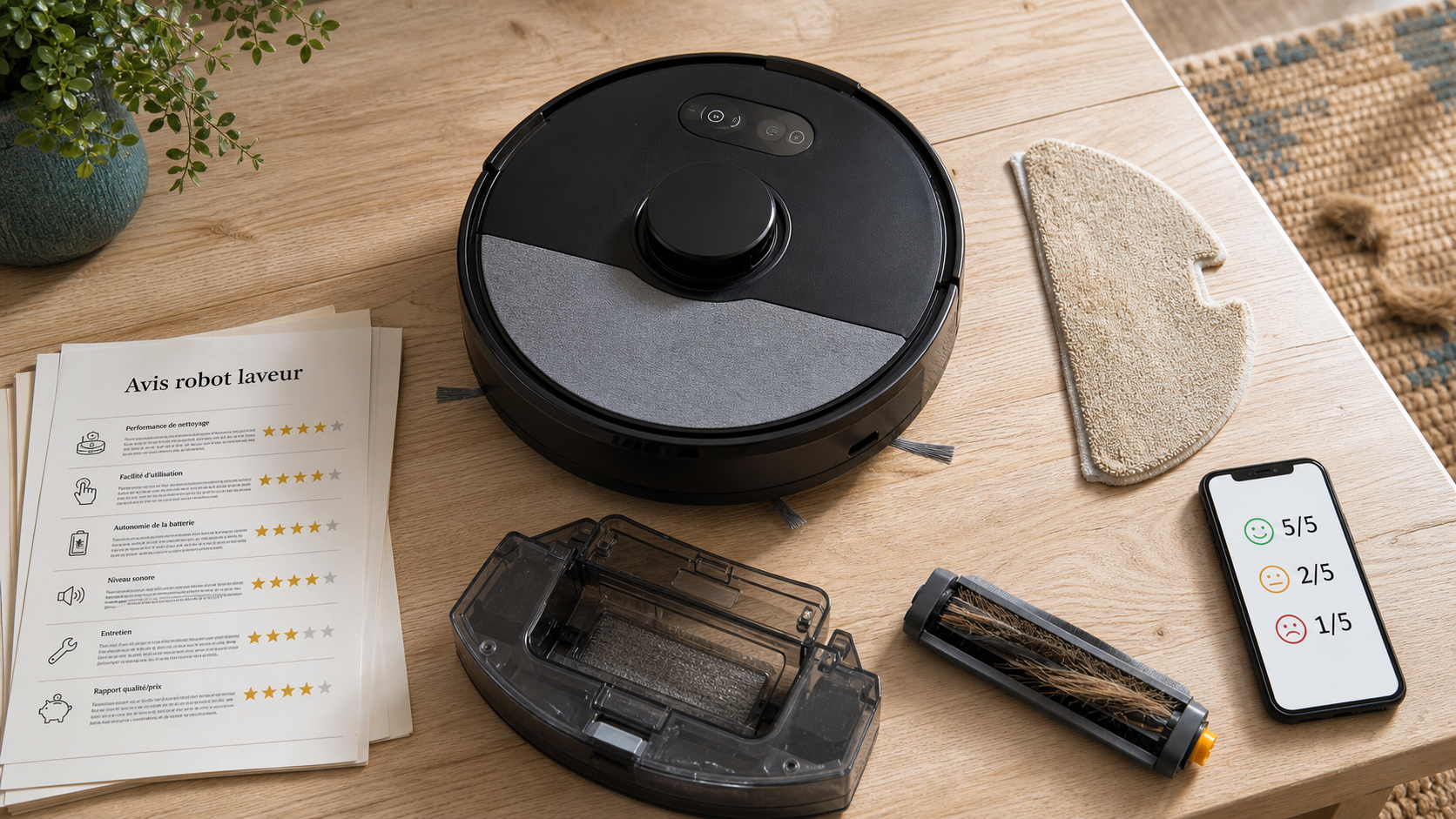 robot aspirateur lebon avis, lampe UV, prix à vérifier