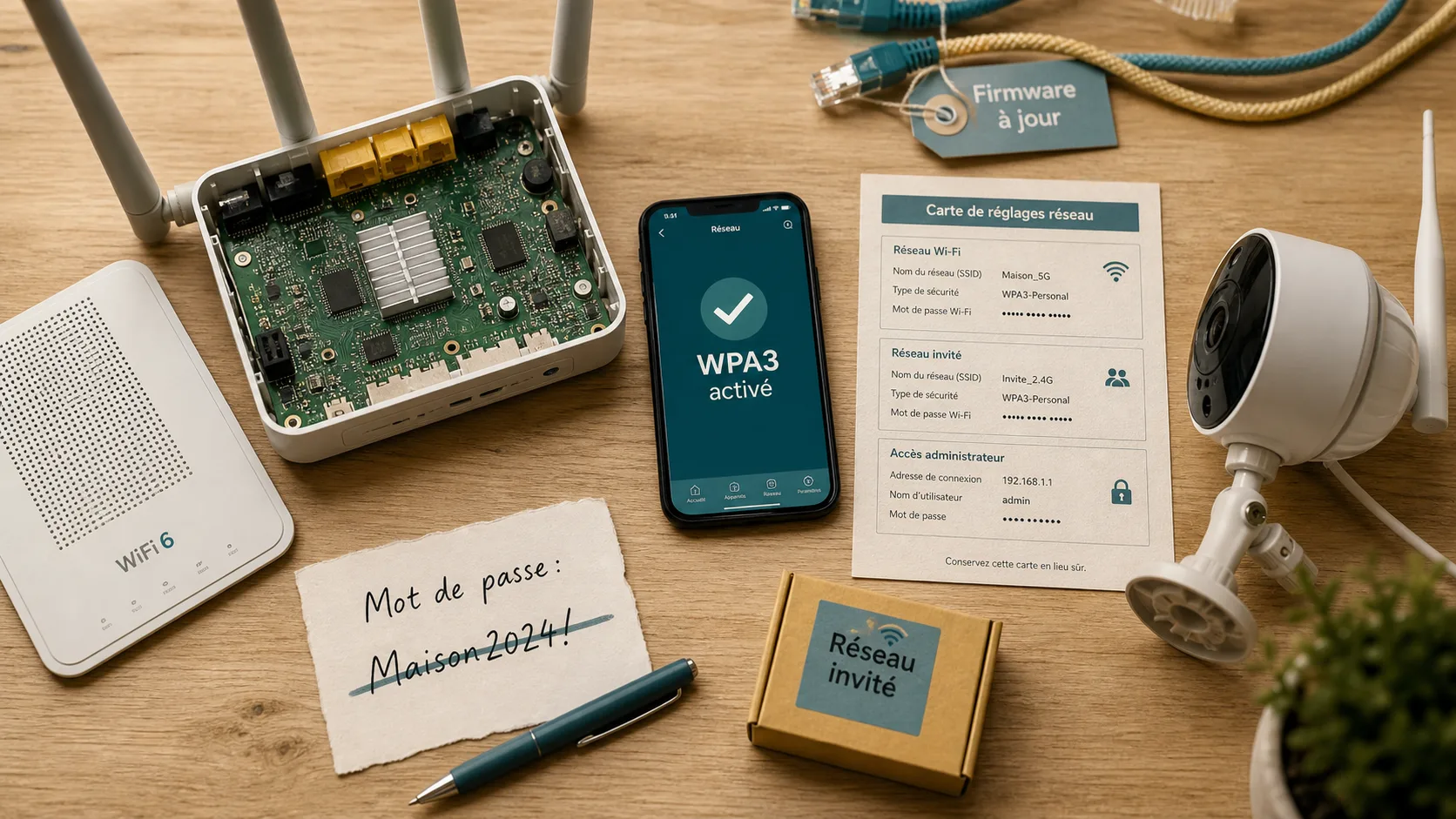 Sécuriser sa maison connectée : caméra espionnée, alarme neutralisée, Wi‑Fi sécurisé