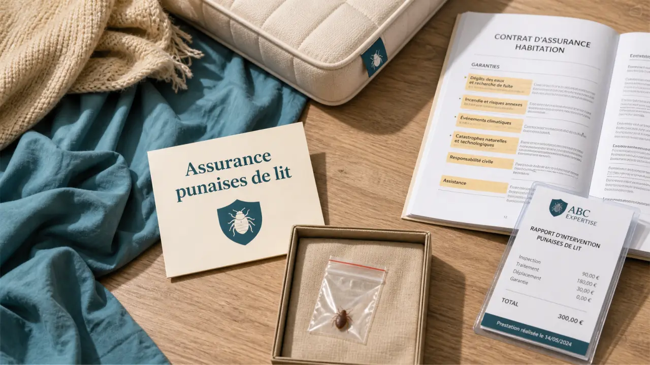 Assurance habitation punaise de lit : couverture et prise en charge