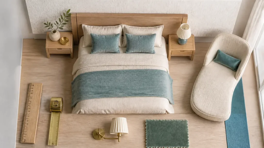 Déco tête de lit : 10 cm de débord, 30 cm au-dessus de la literie et les matières qui changent la chambre
