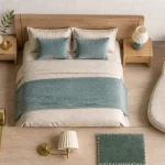 Déco tête de lit : mesure 10 cm de débord et 30 cm au-dessus de la literie