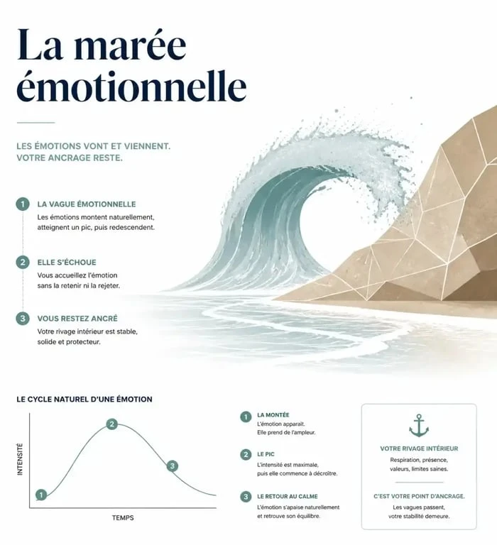 Illustration de la régulation des émotions enfance