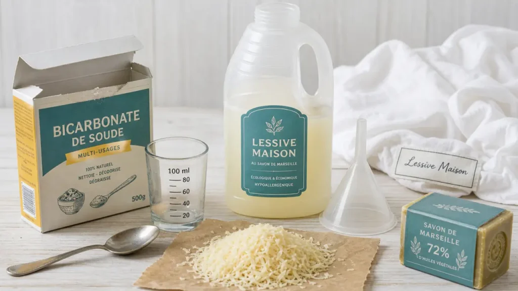 Lessive savon de Marseille maison : la recette, le dosage et les erreurs qui la figent