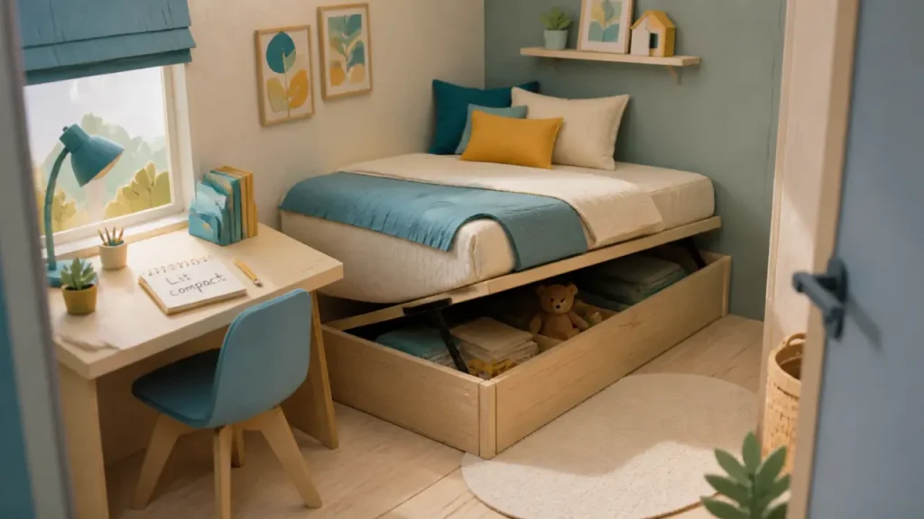 Lit coffre, mezzanine ou gigogne : quel lit choisir pour une petite chambre ?