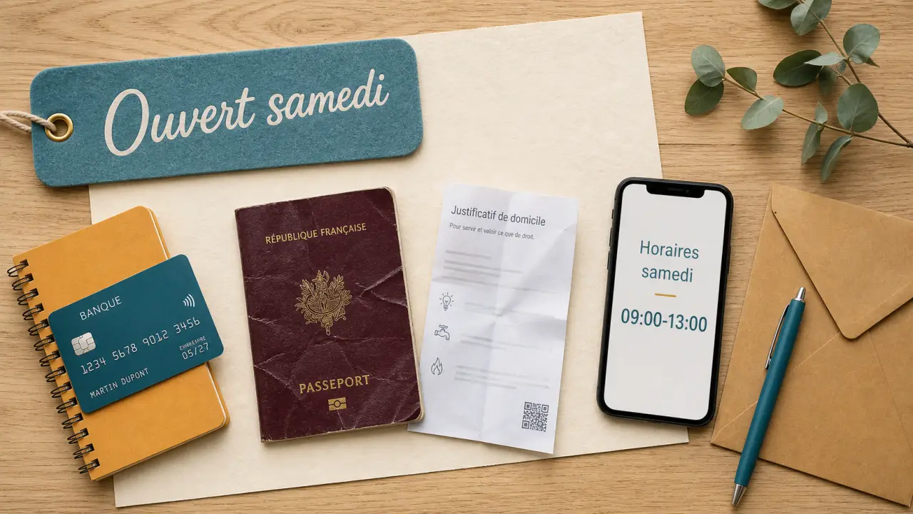 Ouverture banque samedi : horaires courts, services limités, rendez-vous à confirmer