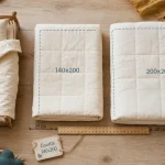 Taille de couette pour lit 90x190 : couette 140x200