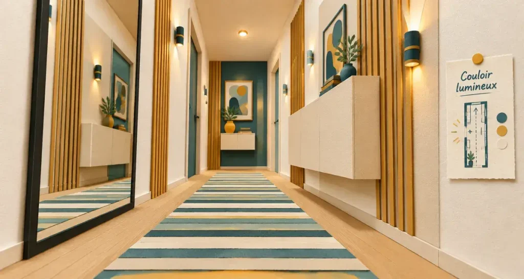 5 idées déco pour transformer votre couloir en espace moderne et fonctionnel