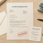 Lettre resiliation assurance habitation, modèle de résiliation sur papier