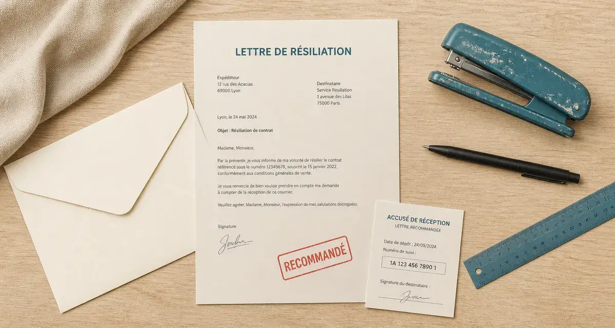 Lettre resiliation assurance habitation, modèle de résiliation sur papier