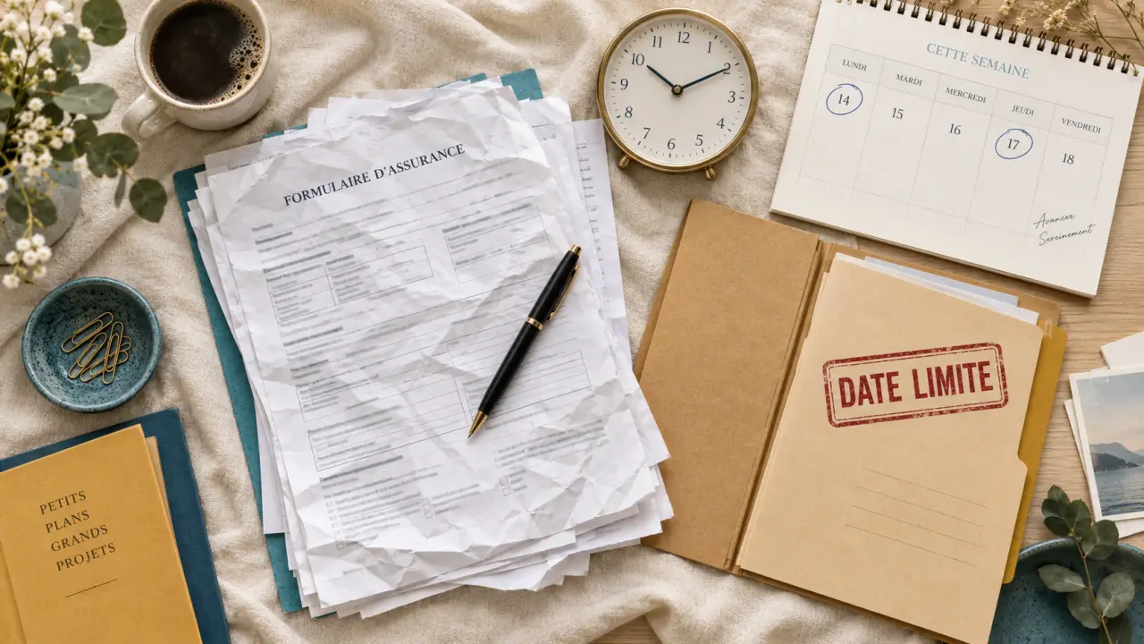 Délai déclarer sinistre assurance : formulaires et date limite